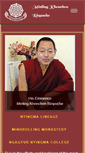 Mobile Screenshot of khenchenrinpoche.org